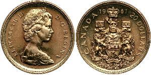 20 Dollar Kanada Gold Elizabeth II (1926-2022)