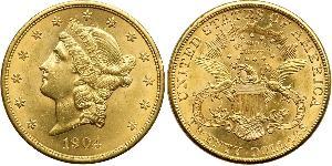20 Dollar USA (1776 - ) Gold 