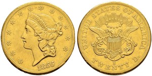 20 Dollar Vereinigten Staaten von Amerika (1776 - ) Gold 