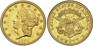 20 Dollar Vereinigten Staaten von Amerika (1776 - ) Gold 