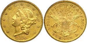 20 Dollar Vereinigten Staaten von Amerika (1776 - ) Gold 