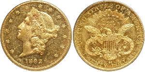 20 Dollar Vereinigten Staaten von Amerika (1776 - ) Gold 
