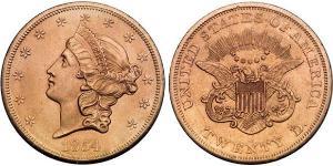 20 Dollar Vereinigten Staaten von Amerika (1776 - ) Gold 