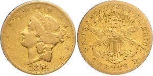 20 Dollar Vereinigten Staaten von Amerika (1776 - ) Gold 