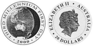 20 Dollar Australien (1939 - ) Silber Elizabeth II (1926-2022)