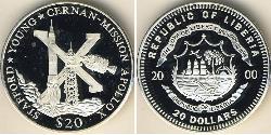 20 Dollar Liberia (1847 - ) Silber 