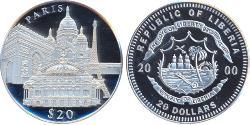 20 Dollar Liberia (1847 - )  