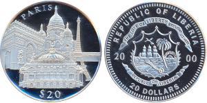 20 Dollar Liberia (1847 - )  