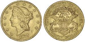 20 Dollar 美利堅合眾國 (1776 - ) 金 