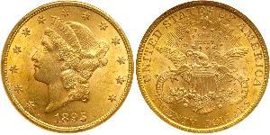 20 Dollar 美利堅合眾國 (1776 - ) 金 