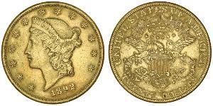 20 Dollar 美利堅合眾國 (1776 - ) 金 