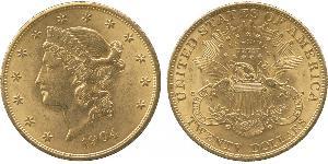 20 Dollar 美利堅合眾國 (1776 - ) 金 