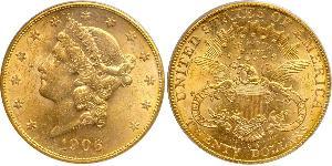 20 Dollar 美利堅合眾國 (1776 - ) 金 