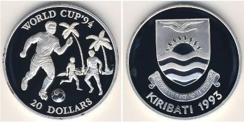 20 Dollaro Kiribati (1979 - ) Argento 