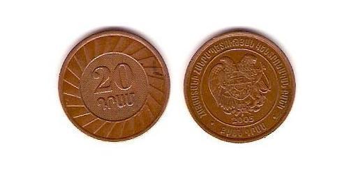 20 Dram Armenien (1991 - ) Kupfer/Stahl 