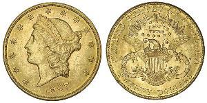 20 Dólar Estados Unidos de América (1776 - ) Oro 