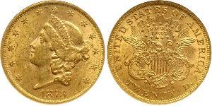 20 Dólar Estados Unidos de América (1776 - ) Oro 