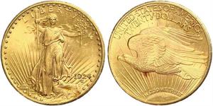 20 Dólar Estados Unidos de América (1776 - ) Oro 