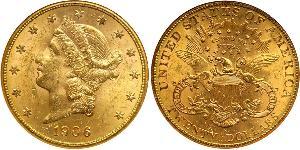 20 Dólar Estados Unidos de América (1776 - ) Oro 