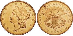 20 Dólar Estados Unidos de América (1776 - ) Oro 