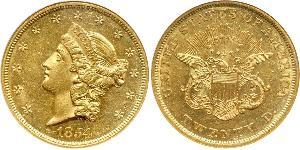 20 Dólar Estados Unidos de América (1776 - ) Oro 