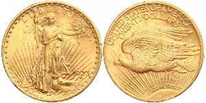 20 Dólar Estados Unidos de América (1776 - ) Oro 
