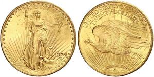 20 Dólar Estados Unidos de América (1776 - ) Oro 