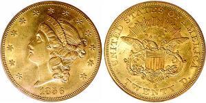 20 Dólar Estados Unidos de América (1776 - ) Oro 
