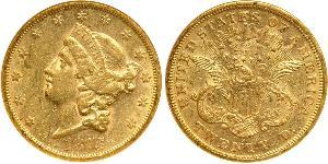 20 Dólar Estados Unidos de América (1776 - ) Oro 