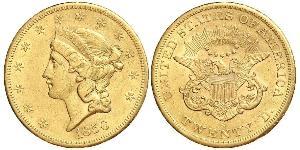 20 Dólar Estados Unidos de América (1776 - ) Oro 