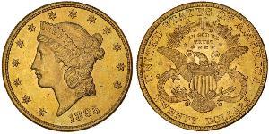 20 Dólar Estados Unidos de América (1776 - ) Oro 