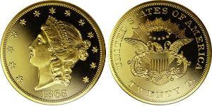 20 Dólar Estados Unidos de América (1776 - ) Oro 