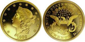 20 Dólar Estados Unidos de América (1776 - ) Oro 