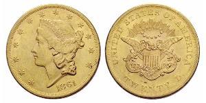 20 Dólar Estados Unidos de América (1776 - ) Oro 