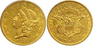 20 Dólar Estados Unidos de América (1776 - ) Oro 