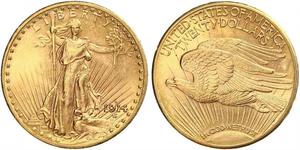 20 Dólar Estados Unidos de América (1776 - ) Oro 