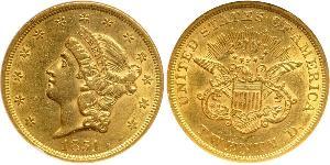 20 Dólar Estados Unidos de América (1776 - ) Oro 