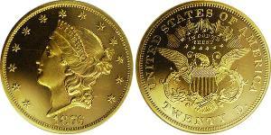 20 Dólar Estados Unidos de América (1776 - ) Oro 