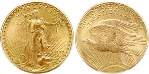 20 Dólar Estados Unidos de América (1776 - ) Oro 