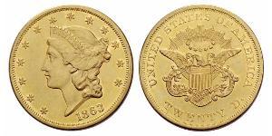20 Dólar Estados Unidos de América (1776 - ) Oro 