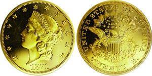 20 Dólar Estados Unidos de América (1776 - ) Oro 