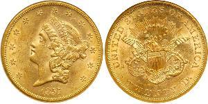 20 Dólar Estados Unidos de América (1776 - ) Oro 