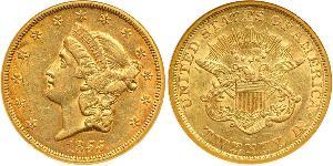 20 Dólar Estados Unidos de América (1776 - ) Oro 