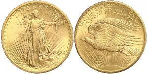20 Dólar Estados Unidos de América (1776 - ) Oro 