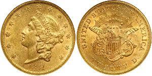 20 Dólar Estados Unidos de América (1776 - ) Oro 