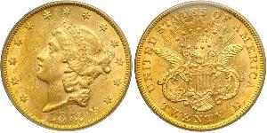 20 Dólar Estados Unidos de América (1776 - ) Oro 