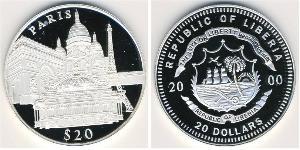 20 Dólar Liberia (1847 - )  