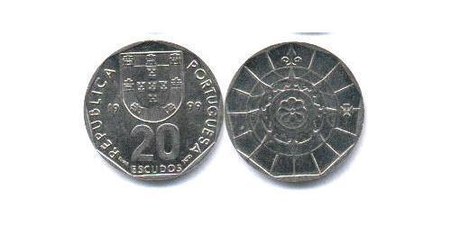 20 Escudo Republica Portuguesa (1975 - ) Níquel/Cobre 