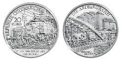 20 Euro Republic of Austria (1955 - ) Argent 