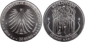 20 Euro Repubblica Federale di Germania (1990 - ) Argento 